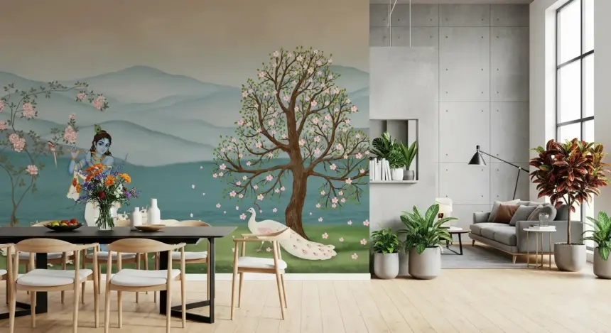 Divine Serenity Garden Wall Mural