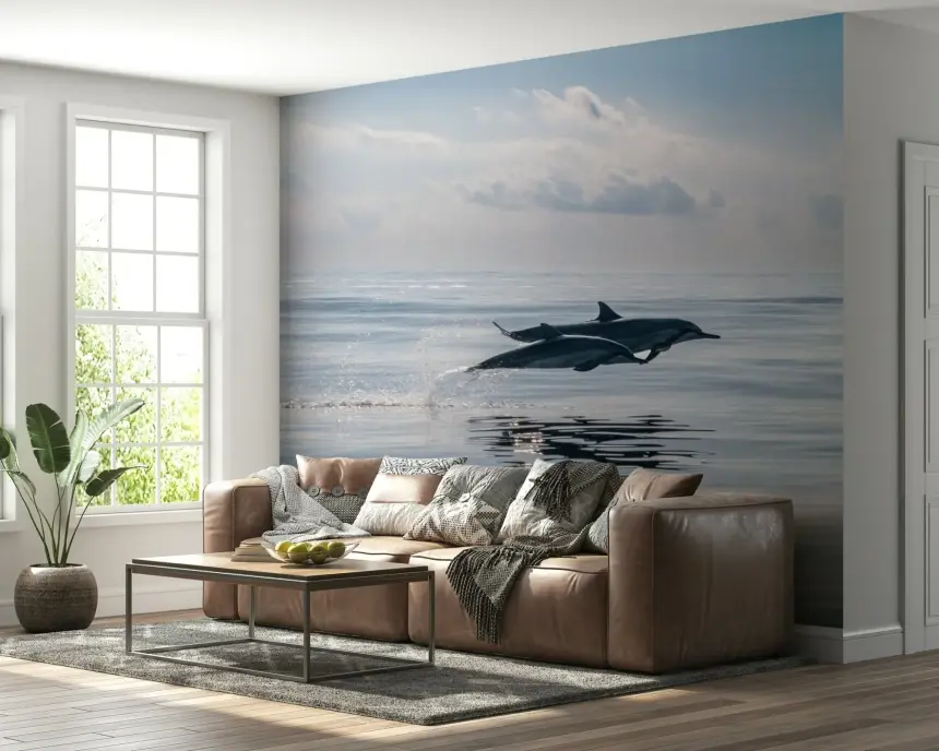 Dolphin's Leap Wall Mural - 2621542