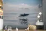Leaping Dolphins Ocean Seascape Wall Mural 3