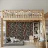 Whimsical Botanical Birds Wallpaper 4