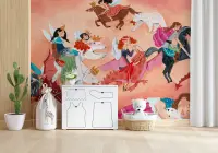 Whimsical Fairy Tale Princesses Wall Mural
