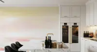 Pastel Horizon Abstract Wall Mural