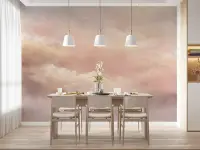 Pastel Sunset Cloudscape Wall Mural