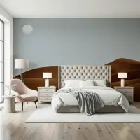 Abstract Desert Dunes and Moon Wall Mural