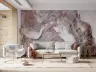 Elegant Rose Marble Swirl Wallpaper Mural 2