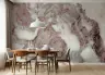 Elegant Rose Marble Swirl Wallpaper Mural 3