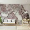 Elegant Rose Marble Swirl Wallpaper Mural 4