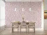Dusty Rose Botanical Leaf Trail Wallpaper 3
