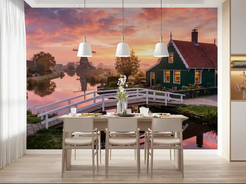 Dutch Dawn Serenity Wall Mural