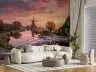 Vibrant Dutch Windmill Sunset Wall Mural 4