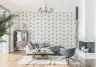 Mughal Inspired Cream Bloom Pattern Wallpaper 4