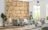 Rustic Stone Block Texture Wall Mural 5