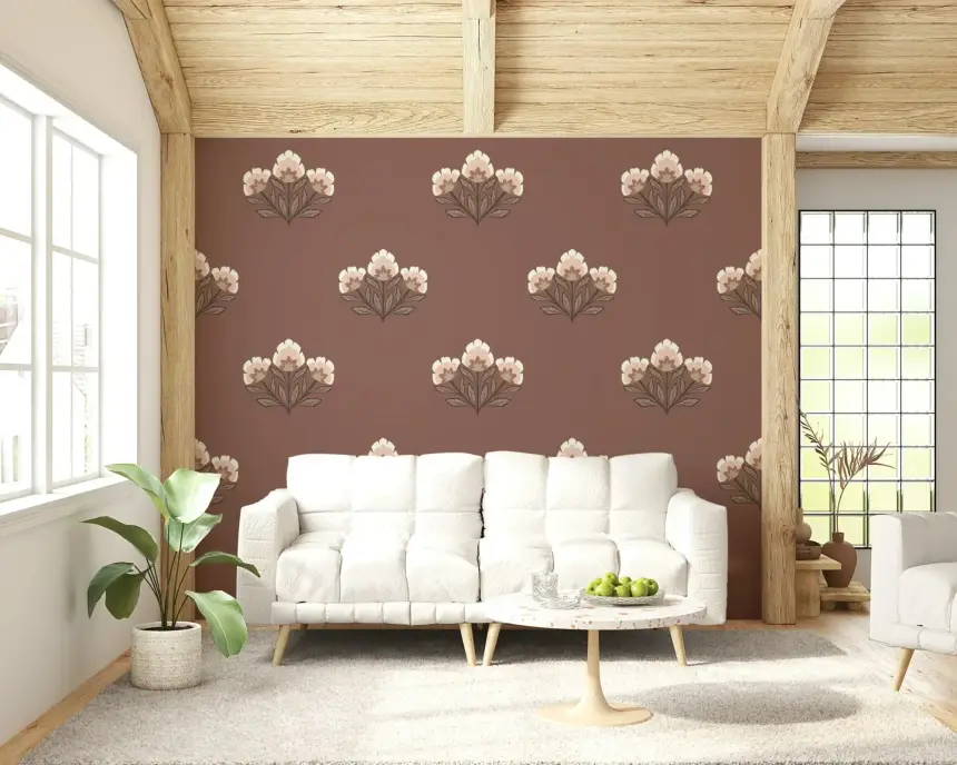 Earthy Blossom Wallpaper