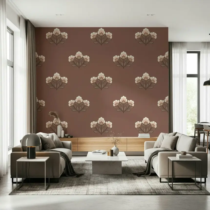 Earthy Blossom Wallpaper