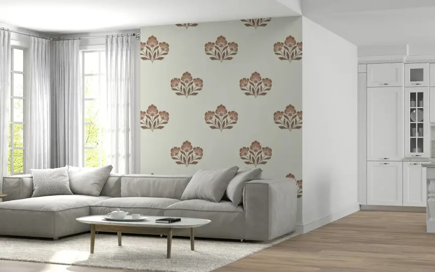 Earthy Flora Wallpaper