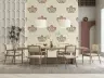 Mughal Floral Motif Pattern Wallpaper 4