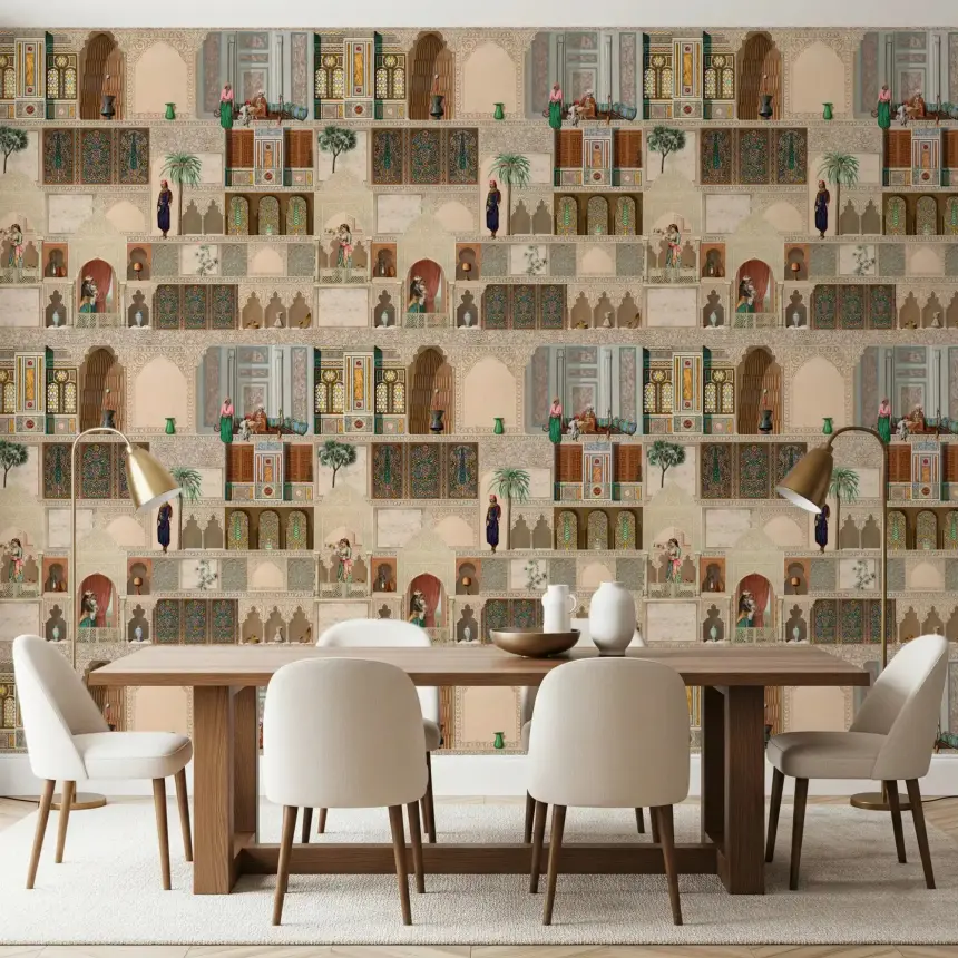 Eastern Palace Panorama Wall Mural