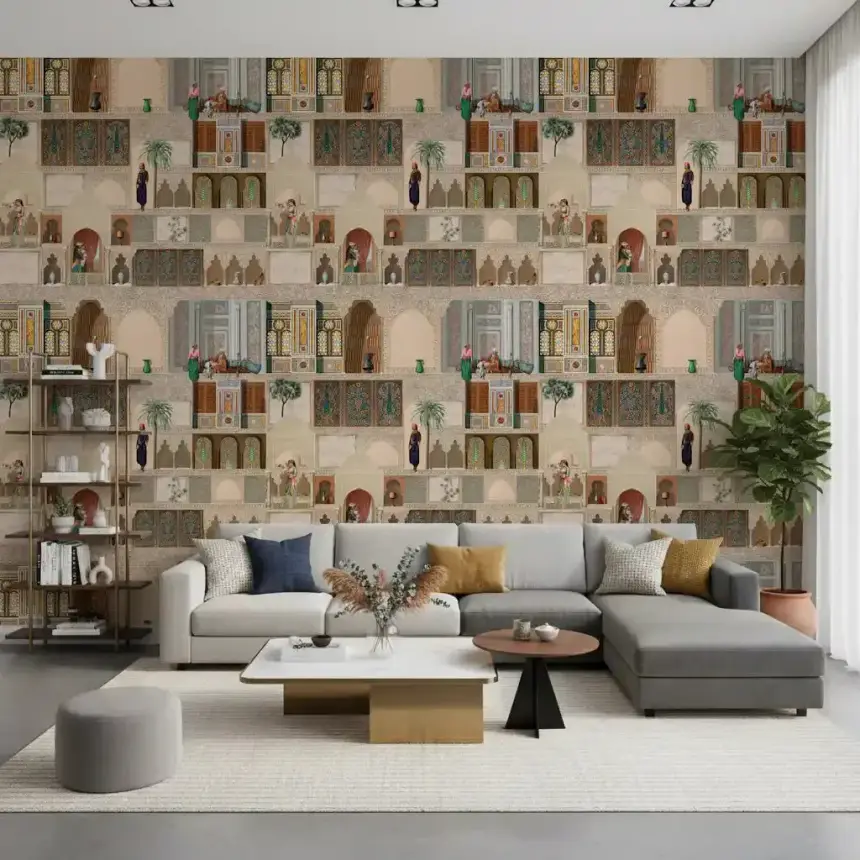 Eastern Palace Panorama Wall Mural