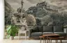 Grand European Castle and Fountain Wall Mural 3