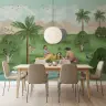 Elegant Mughal Palace Garden Scenic Wall Mural 2