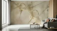 Ethereal Dandelion Seedhead Dewdrop Wall Mural