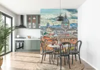 Historic Roman Cityscape Wall Mural
