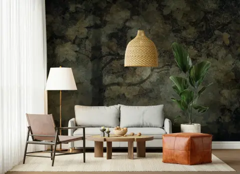 Abstract Forest Canopy Wall Mural