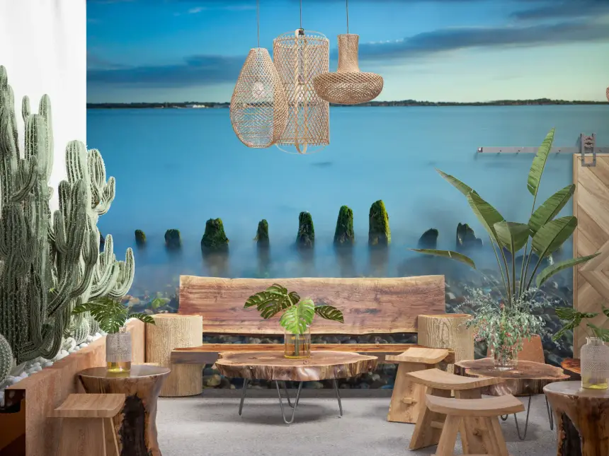 Ethereal Coastline Landscape Wall Mural