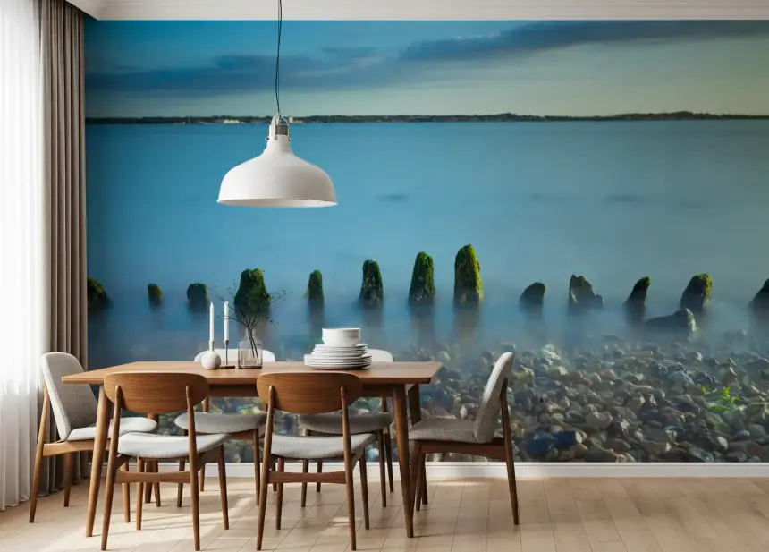 Ethereal Coastline Landscape Wall Mural