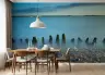 Misty Coastal Pillars Seascape Wall Mural 4