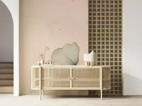 Textured Blush Pink Abstract Floral Wallpaper