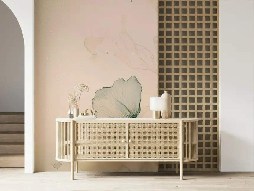 Ethereal Floral Hues Wall Mural