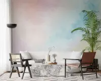 Ethereal Pastel Hues Abstract Watercolor Wall Mural