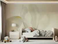 Ethereal Soft Petal Bloom Wall Mural