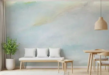 Gentle Blue Watercolour Abstract Wall Mural