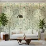 Lush Green Eucalyptus Leaf Watercolor Wallpaper 1