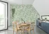 Lush Green Eucalyptus Leaf Watercolor Wallpaper 3