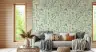 Lush Green Eucalyptus Leaf Watercolor Wallpaper 4