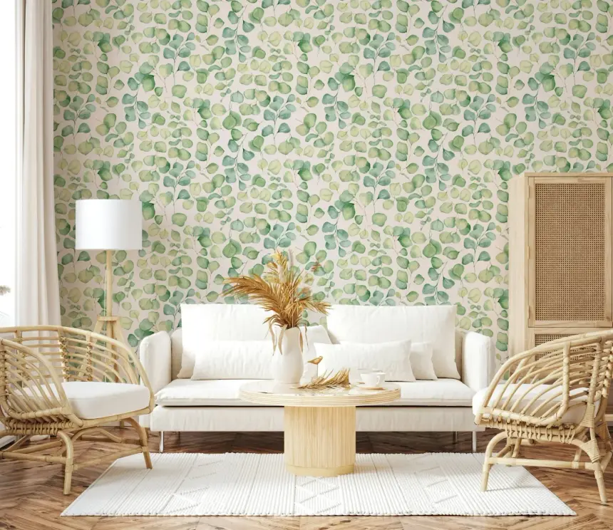 Eucalyptus Dream Garden Wallpaper
