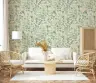 Lush Green Eucalyptus Leaf Watercolor Wallpaper 5