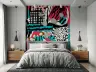Bold Abstract Pattern Mix Wall Mural 2
