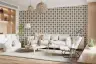 Classic Floral Tile Pattern Wallpaper 4