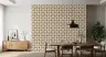 Heritage Terracotta Floral Tile Pattern Wallpaper 3