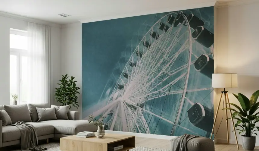 Ferris Wheel Sky Gaze Wall Mural -2113570