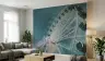 Vintage Ferris Wheel Sky View Wall Mural 2