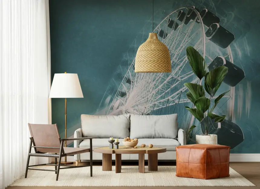 Ferris Wheel Sky Gaze Wall Mural -2113570