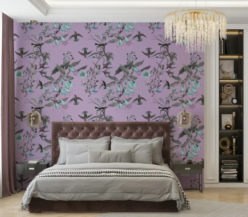 Flora & Feather Fantasy Wallpaper
