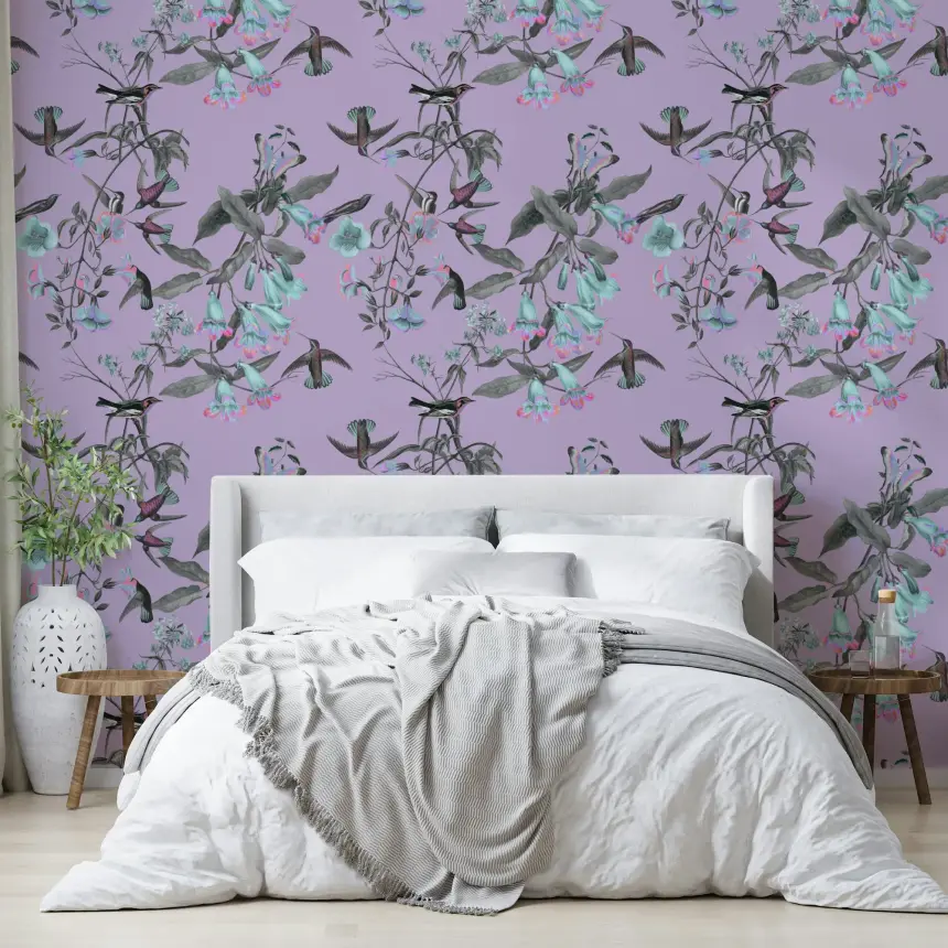 Flora & Feather Fantasy Wallpaper