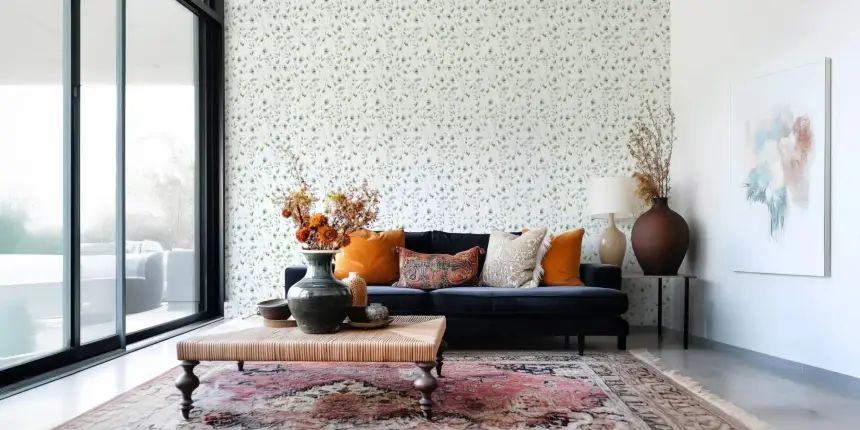 Floral Eucalyptus Dreams Wallpaper