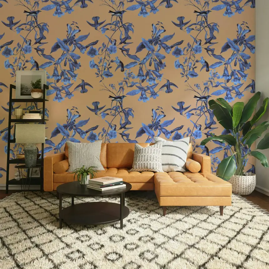 Floral Flight Wallpaper